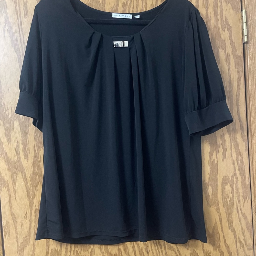 Black Women’s Top by Ronni Nicole
